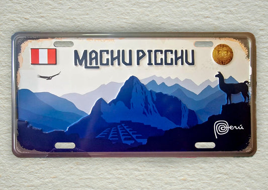 Placa decorativa Machu Picchu 2