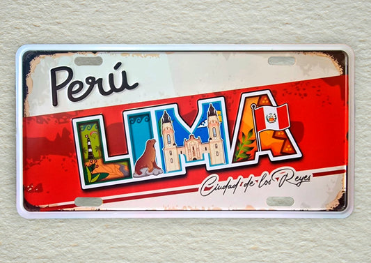 Placa decorativa Lima