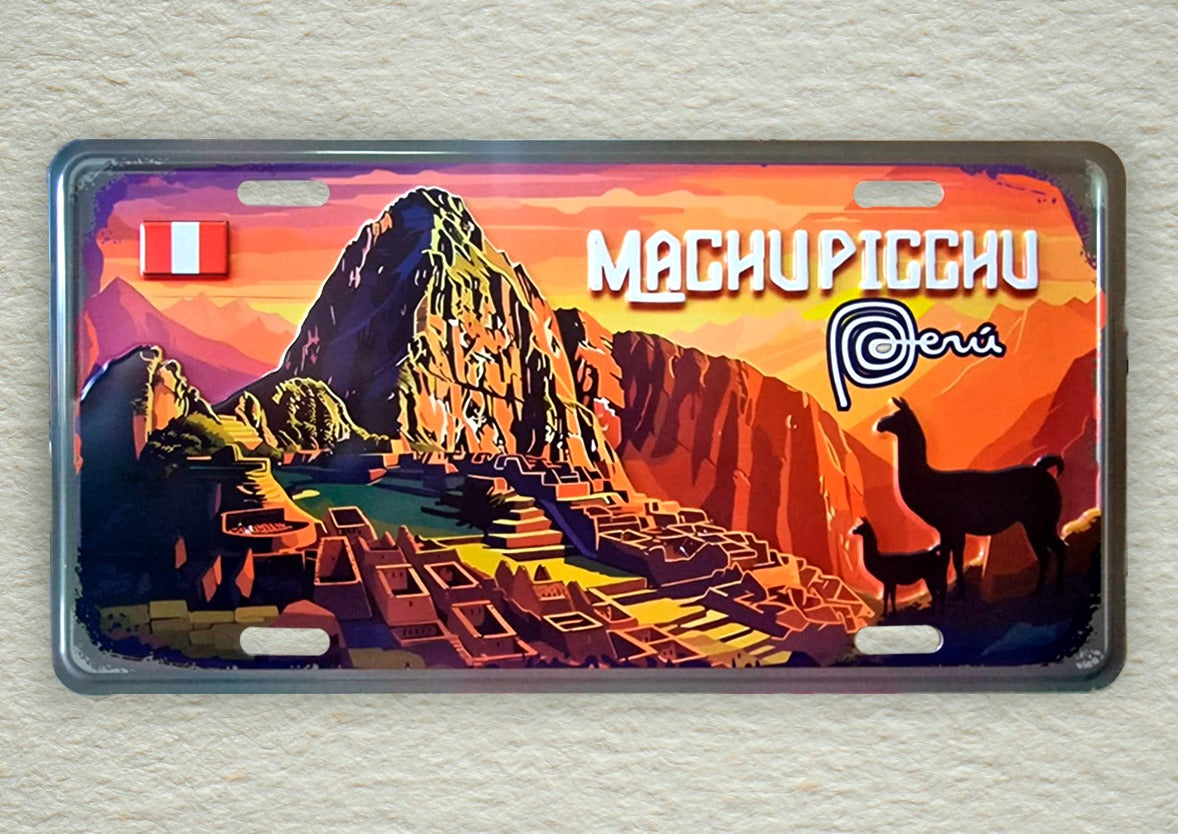 Placa decorativa Machu Picchu 3