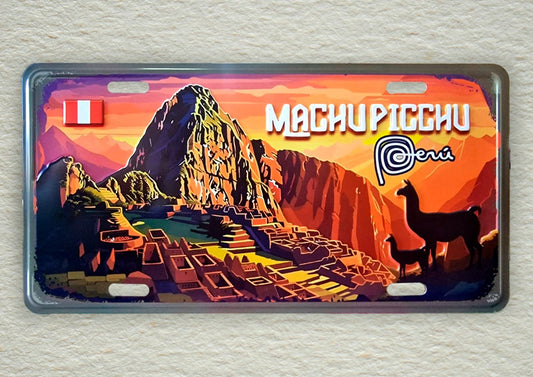 Placa decorativa Machu Picchu 3